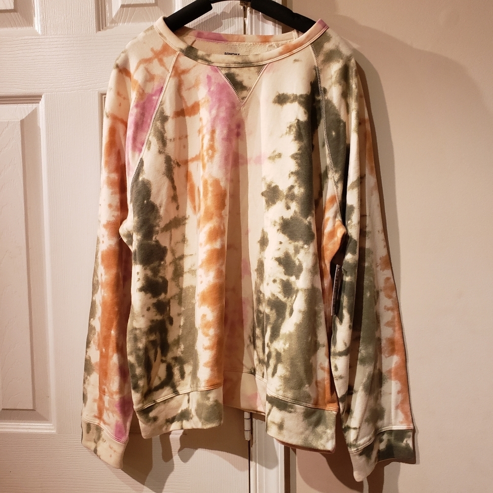 NWT Super Cute Multi Color Tie Dye Sweatshirt